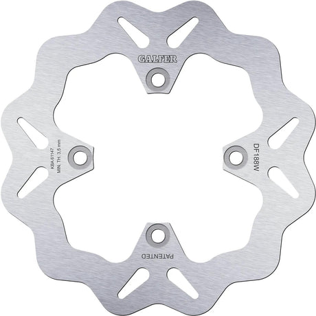 Galfer wave disque de frein df188 rotor df188 typw w rigide