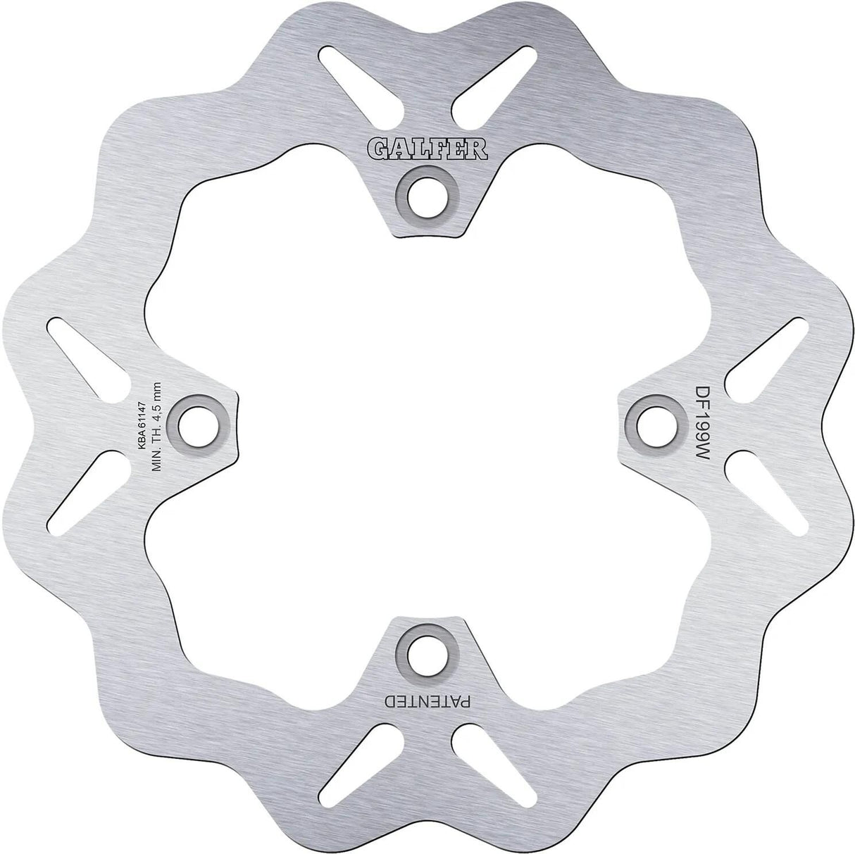 Galfer wave disque de frein df199 rotor df199 type w rigide