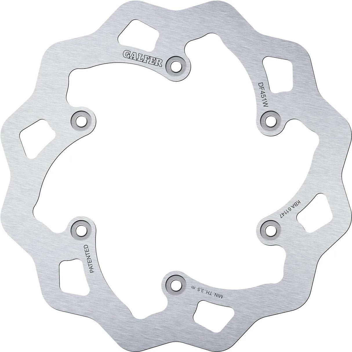 Disque de frein Galfer wave df451 rotor df451 type w rigide