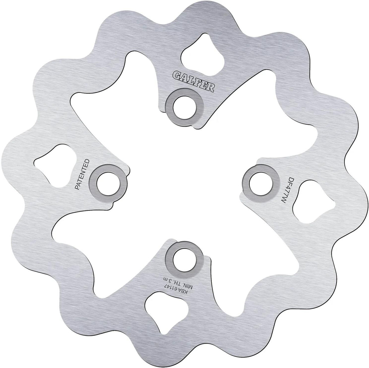 Disque de frein Galfer wave df477 rotor df477 type w rigide