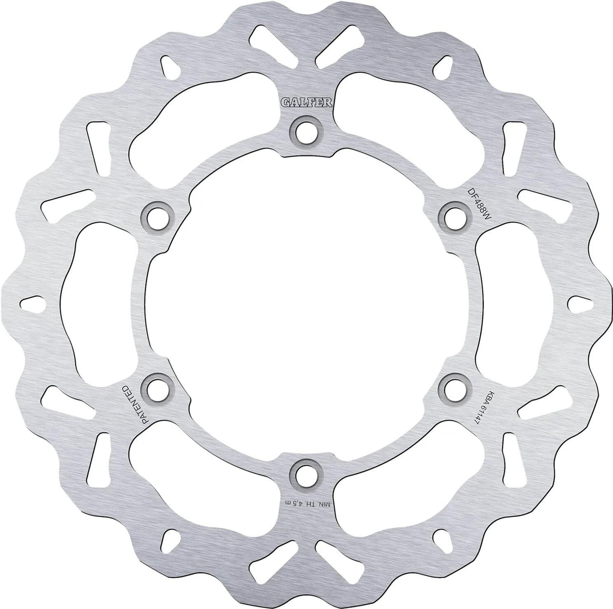 Galfer wave disque de frein df488 rotor df488 type w rigide