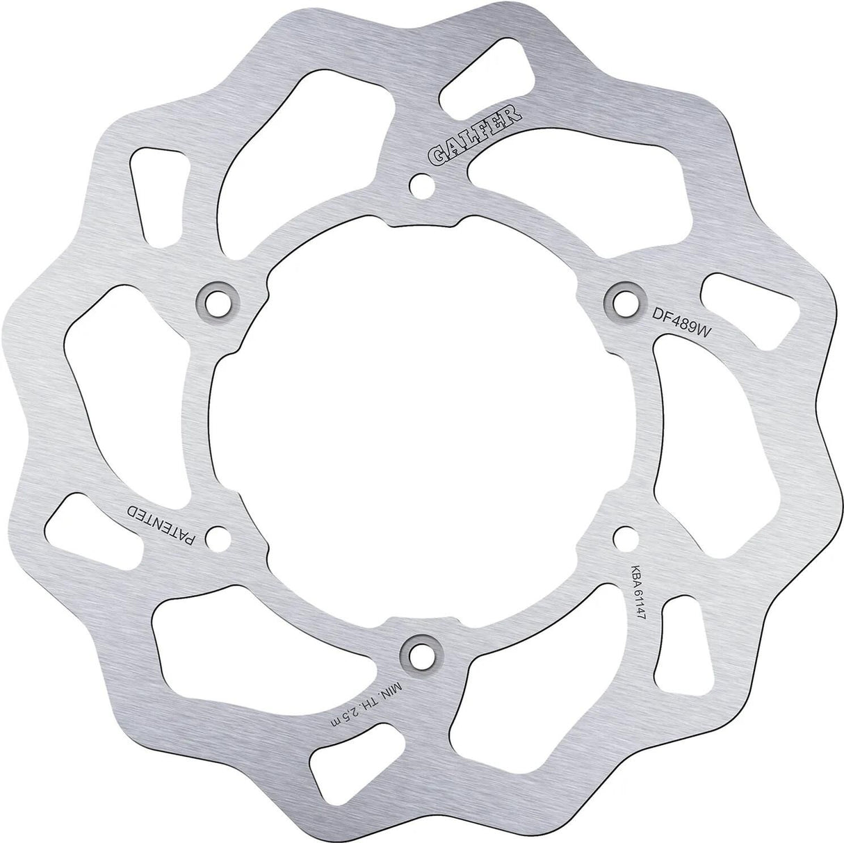 Disque de frein Galfer wave df489 rotor df489 type w tout-terrain rigide