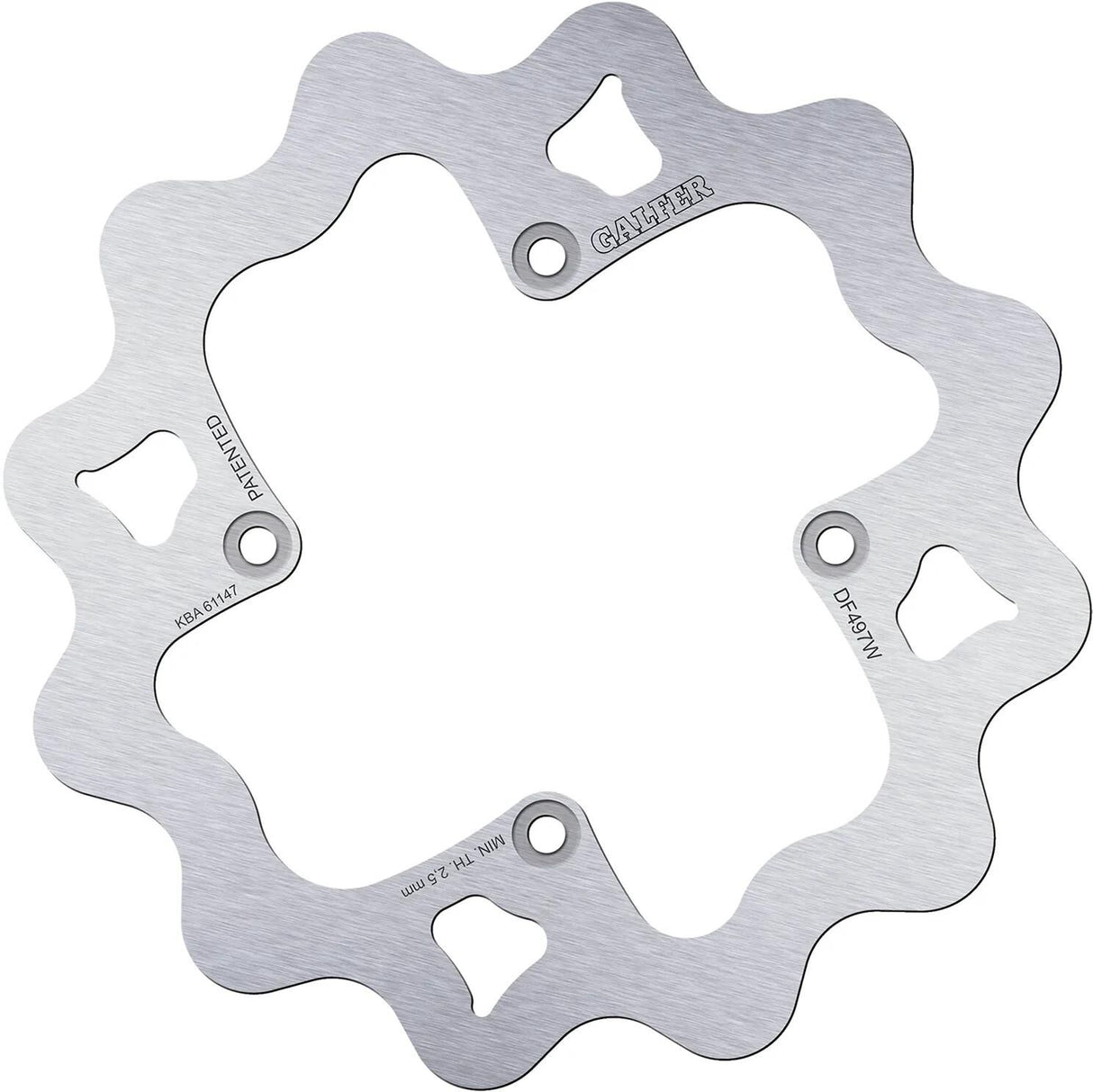 Disque de frein Galfer wave df497 rotor df497 type w rigide mx offroad