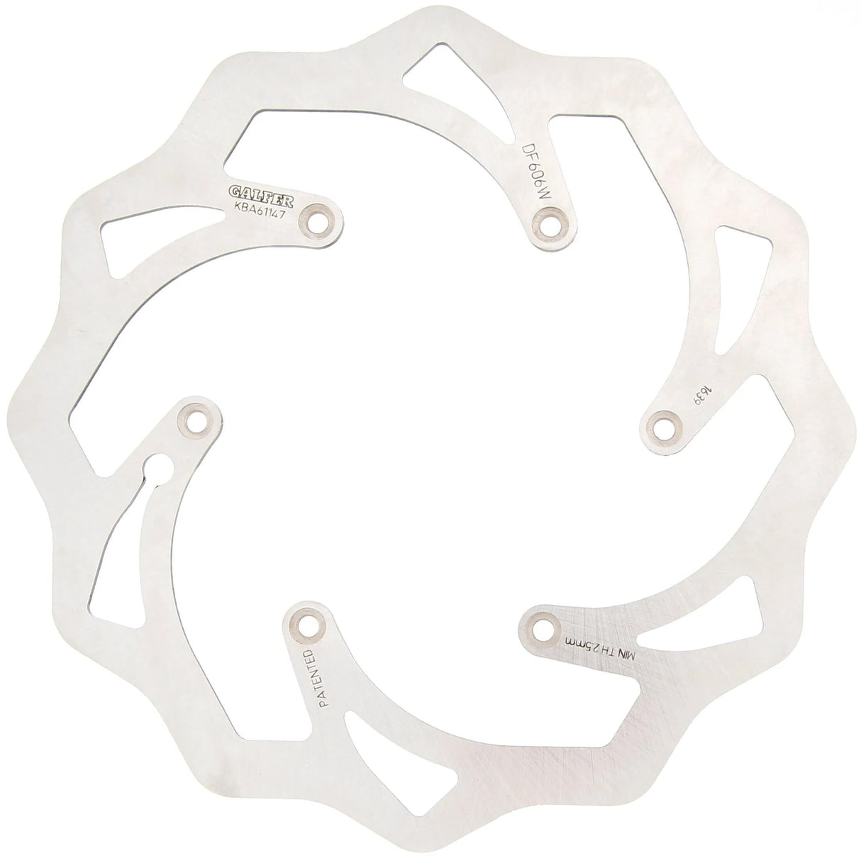 Disque de frein Galfer wave df606 rotor df606 type w tout-terrain rigide