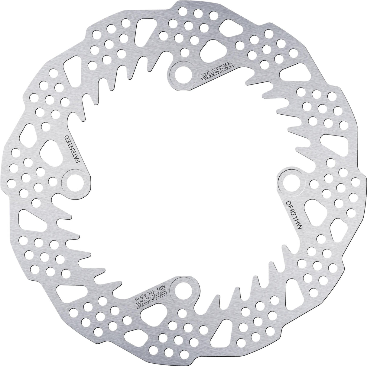 Disque de frein Galfer wave df921 rotor ondulé df921 hw offroad requin rigide