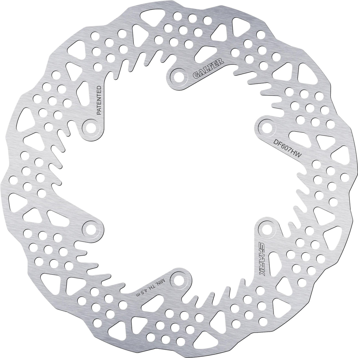 Disque de frein Galfer wave df607 rotor df607 hw offroad requin rigide