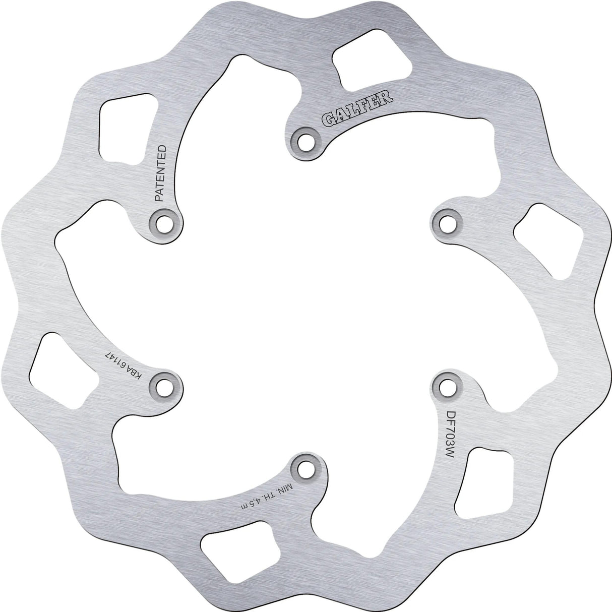 Galfer disque de frein df703 rotor df703 type w rigide