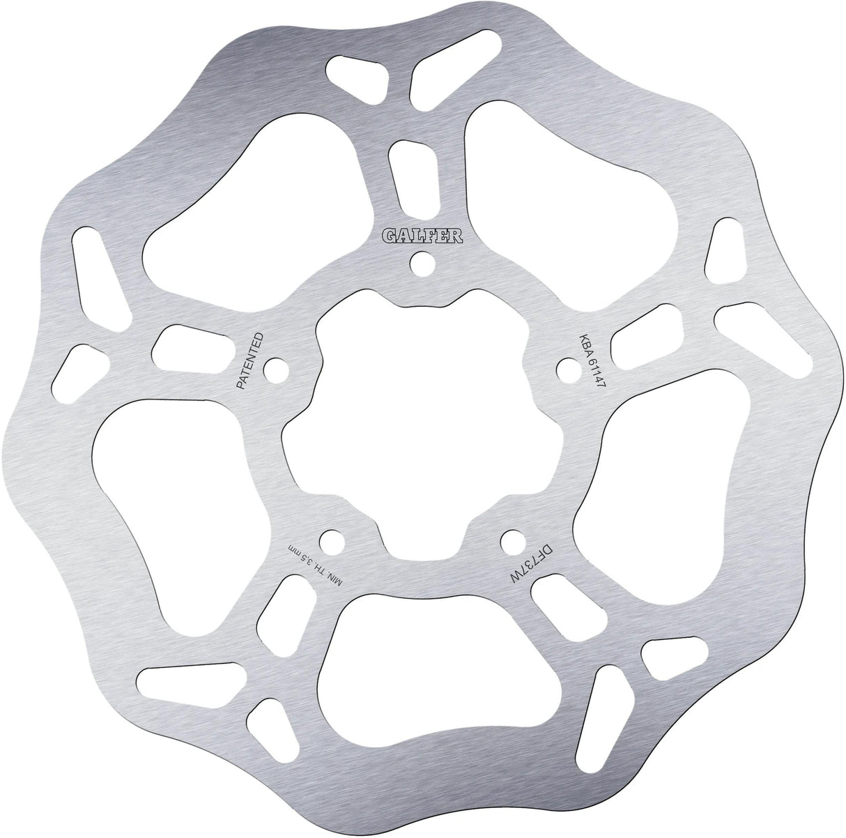 Galfer disque de frein df737 rotor df737 type w rigide