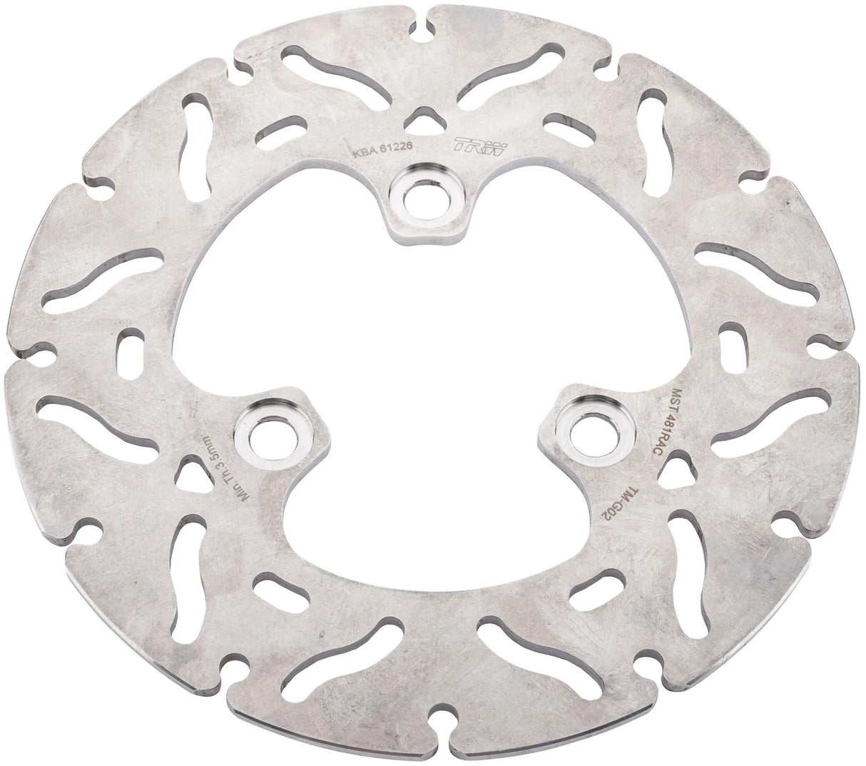Disque de frein TRW mst481rac. rotor mst481rac rigide