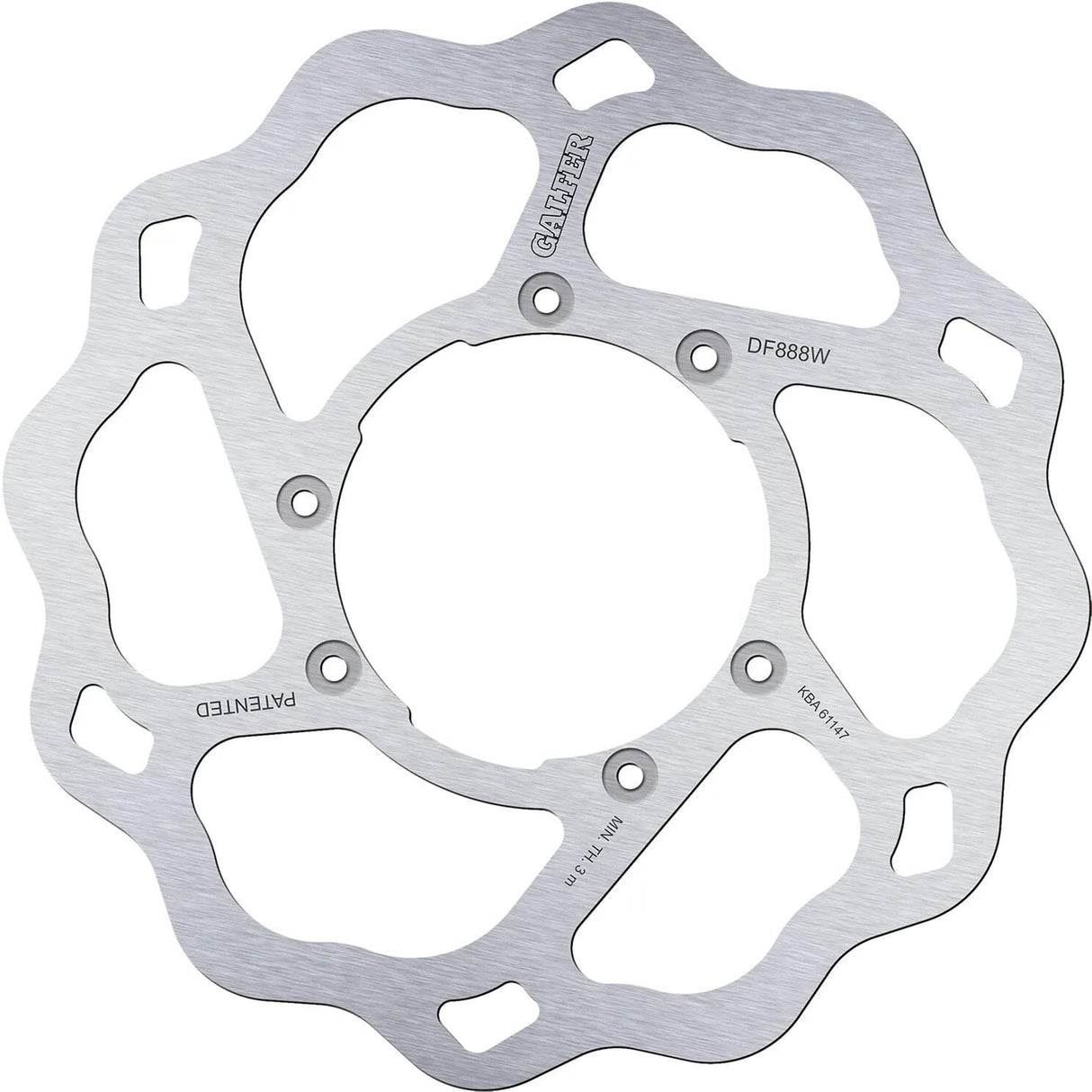 Galfer wave disque de frein df888 rotor df888 type w rigide