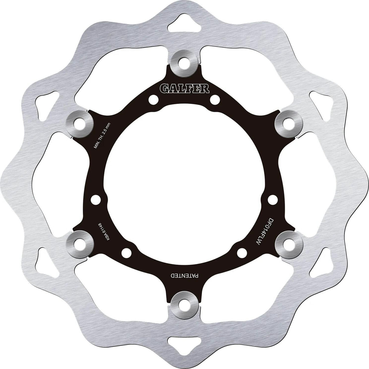 Disque de frein Galfer wave df014 rotor df014 flw tout-terrain flottant