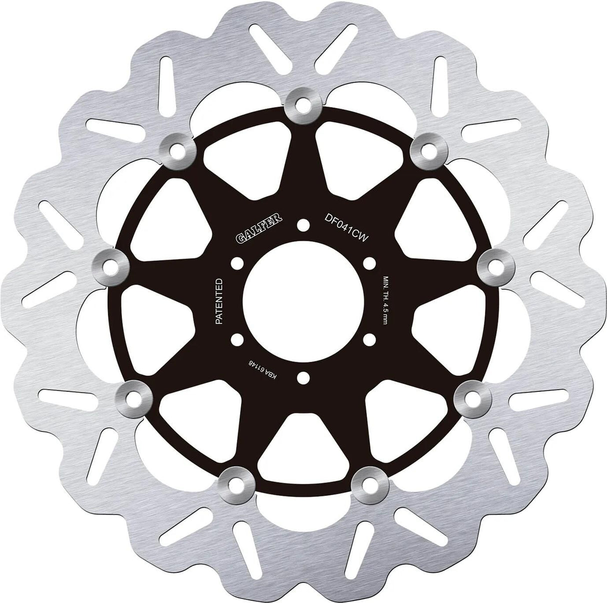 Disque de frein Galfer wave df041 rotor df041 type cw flottant