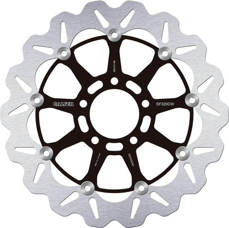 Disque de frein Galfer wave df320 rotor df320 type cw flottant