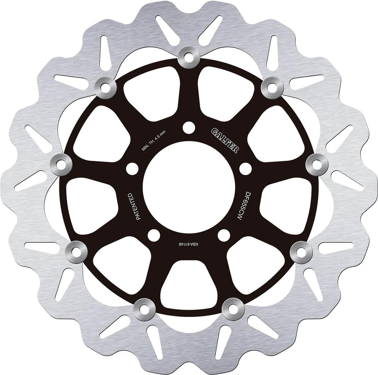 Galfer wave disque de frein df655 rotor rotors de frein natation
