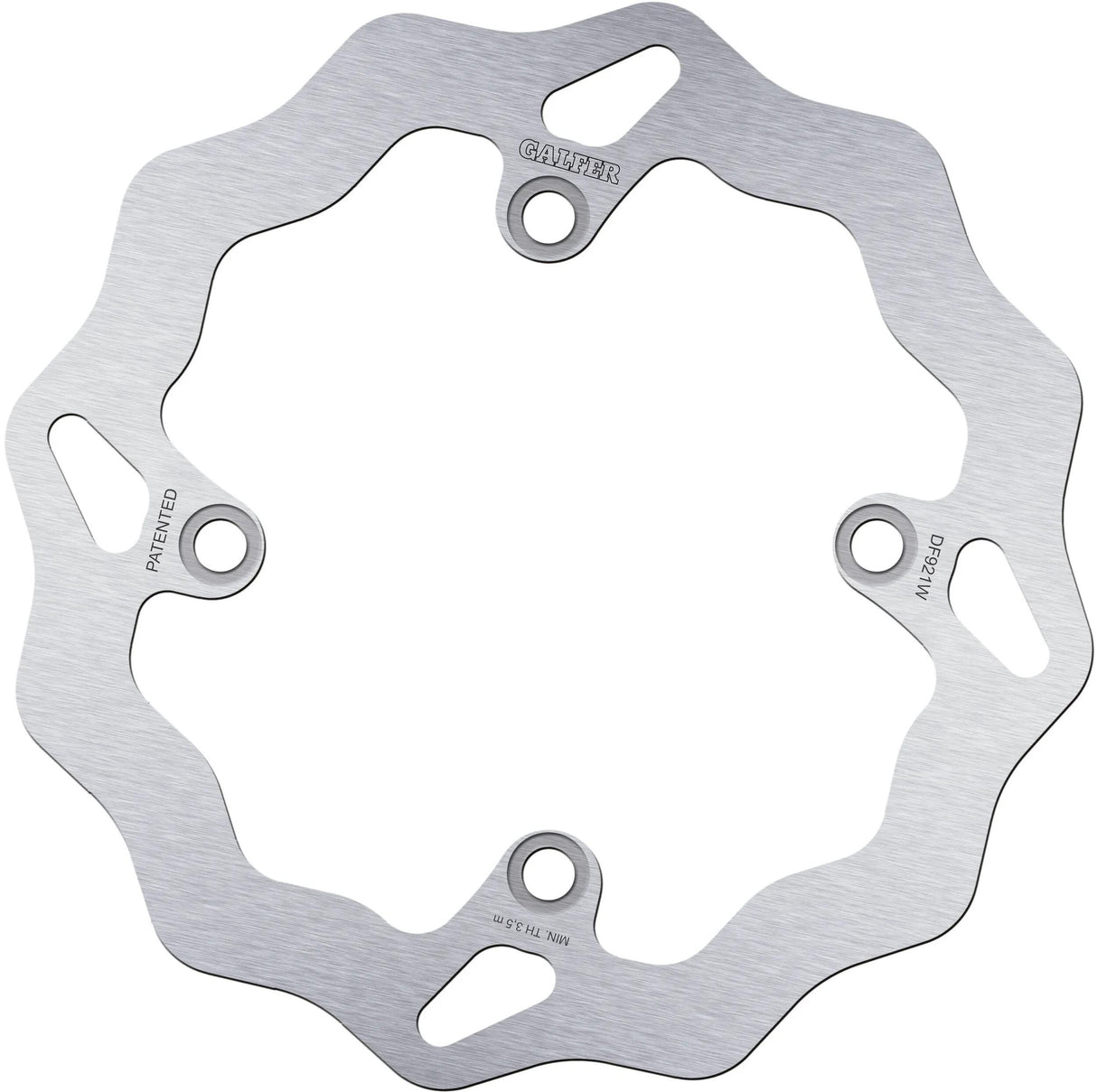 Disque de frein Galfer wave df921 rotor ondulé df921 type w tout-terrain rigide