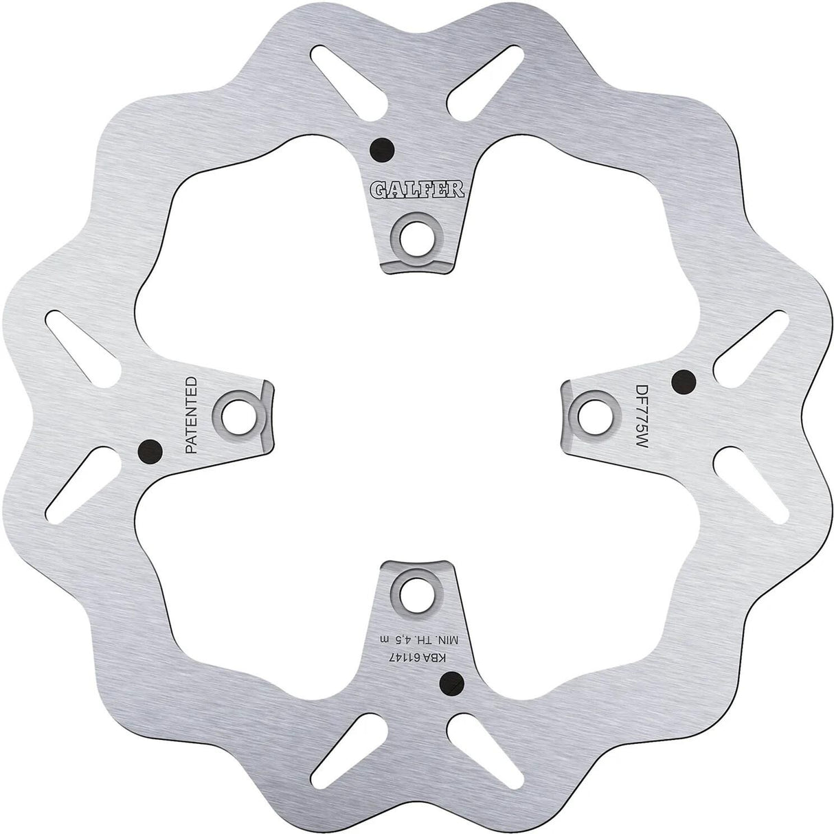 Galfer wave disque de frein df775 rotor df775 type w rigide