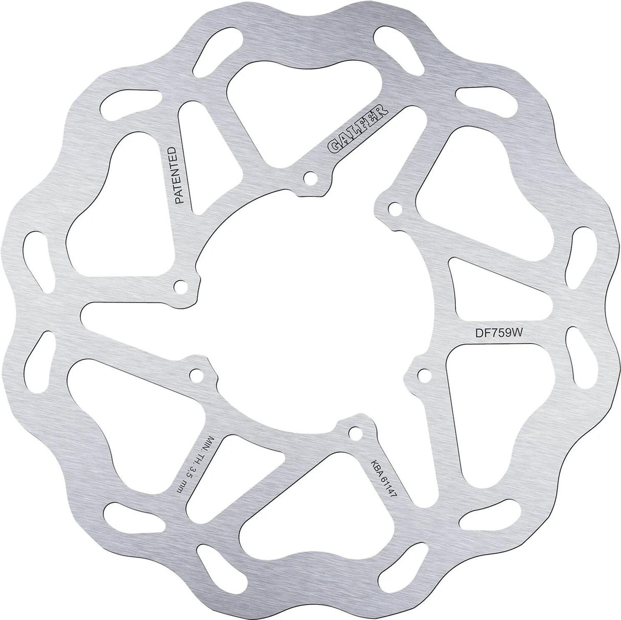 Disque de frein Galfer wave df759 rotor df759 type w rigide
