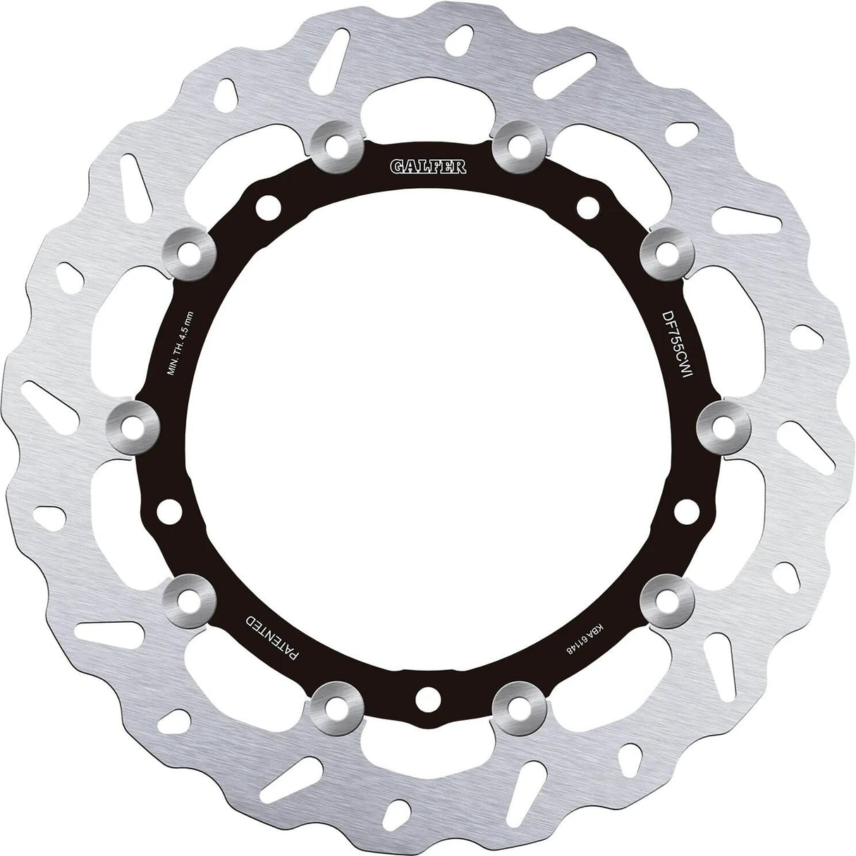 Galfer wave disque de frein df 755 rotor rotors de frein flottants gauche