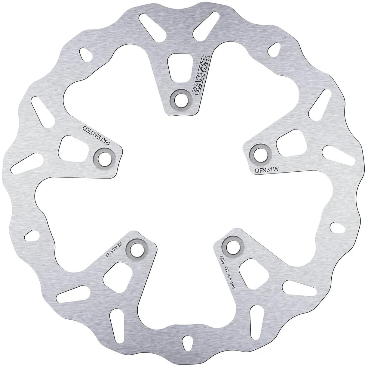 Disque de frein de golf Galfer df931 rotors de frein starr r90r