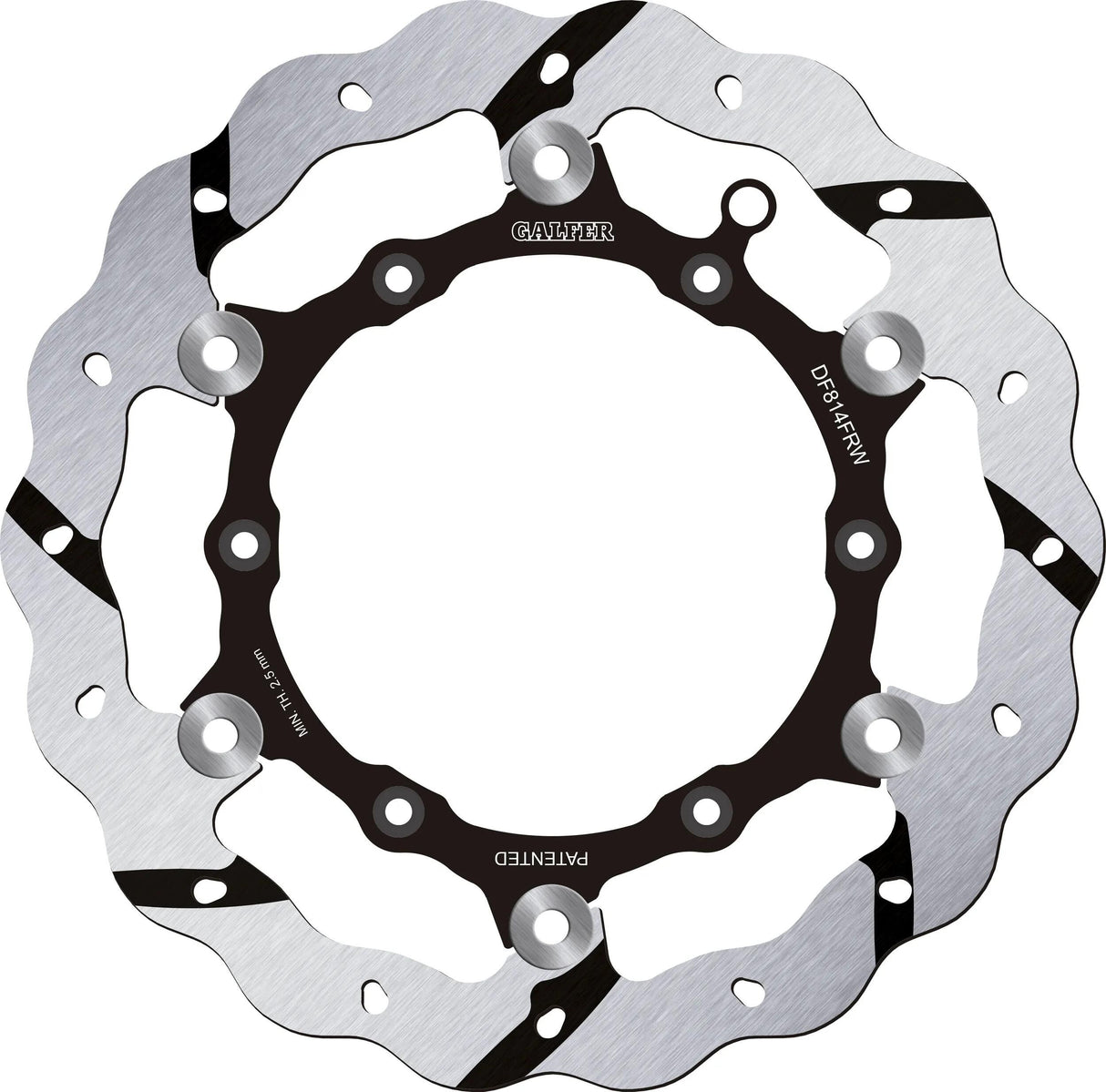 Disque de frein Galfer DF814 rotor DF814 type avec flotteur tout-terrain. gr.