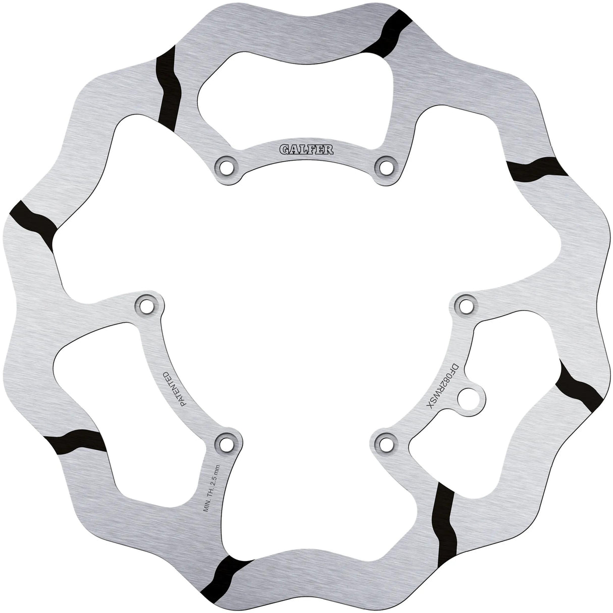 Disque de frein Galfer df082 rotor ondulé df082 rwsx offr.rigid gr.overs.
