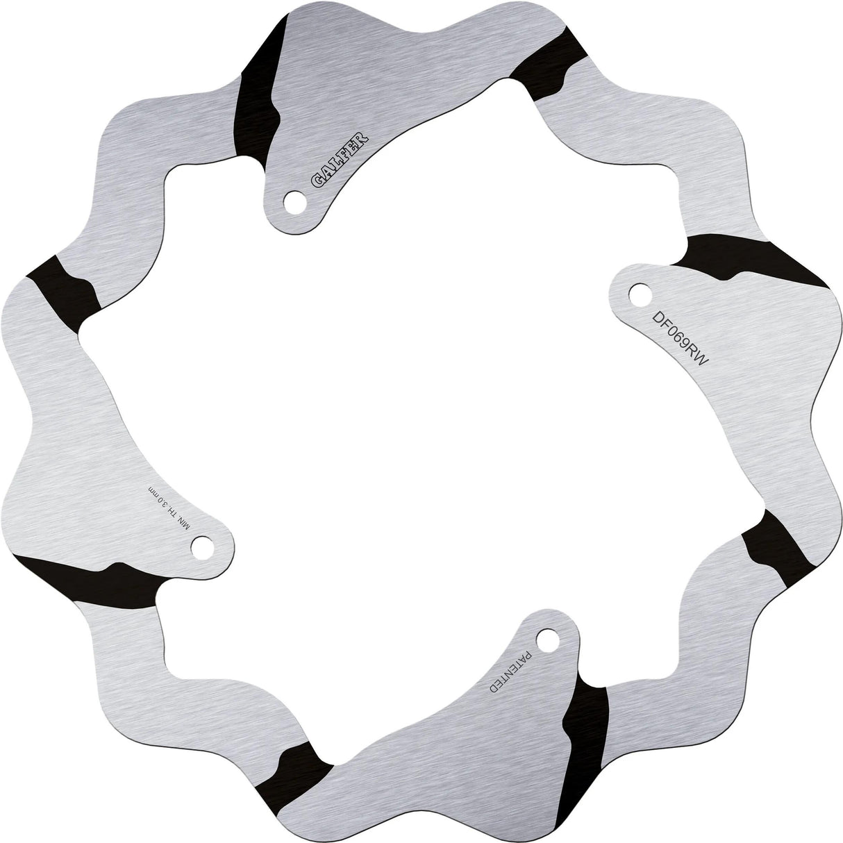 Galfer wave disque de frein df069 rotor rotors de frein starr rainuré