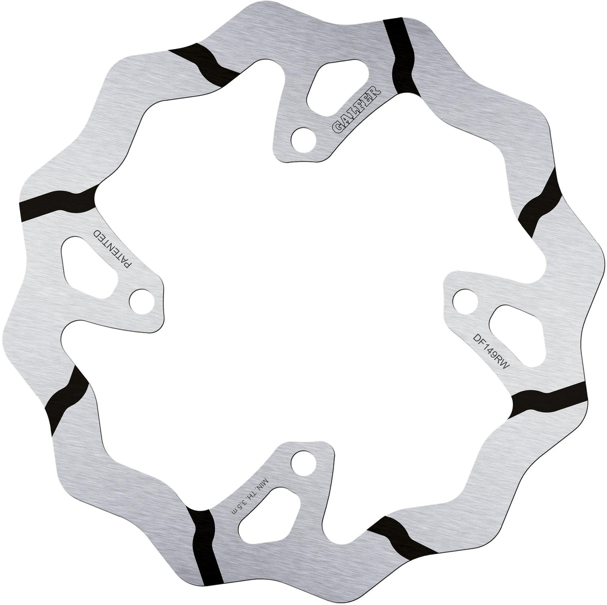 Disque de frein de golf Galfer df149 rotor ondulé df149 rw tout-terrain rigide gr.