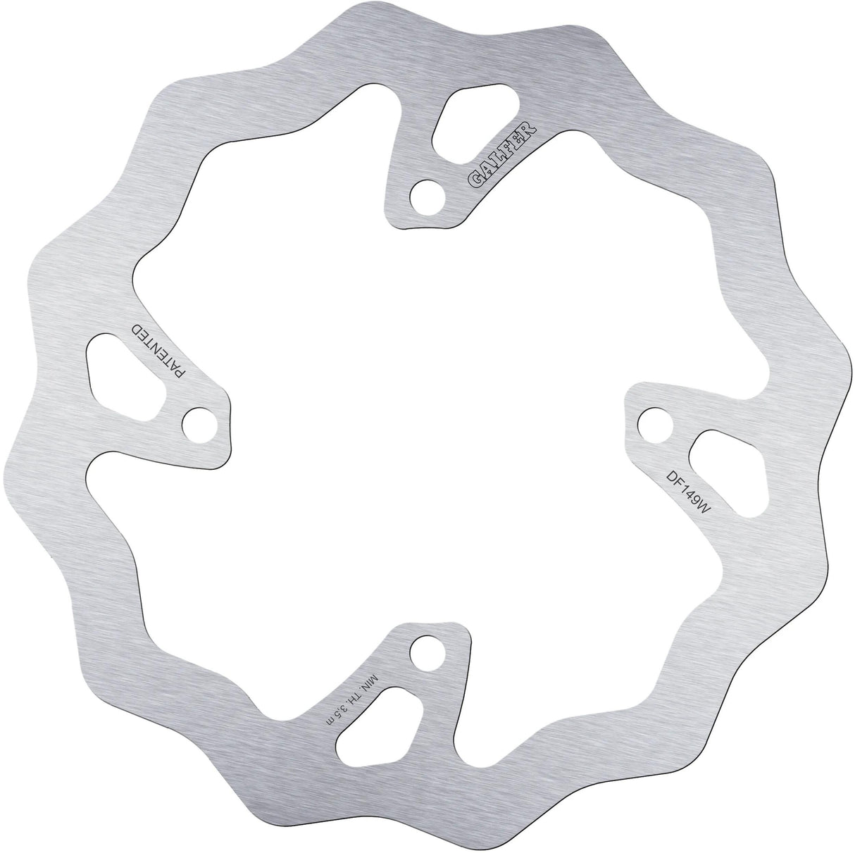 Galfer disque de frein de golf df149 rotor ondulé df149 type w tout-terrain rigide