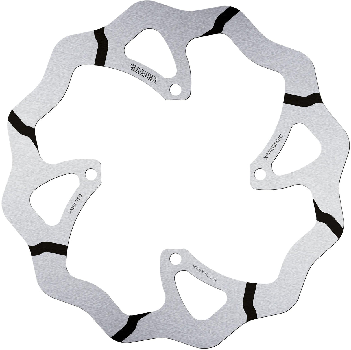 Galfer disque de frein de golf df368 rotors de frein starr.grooved overs.