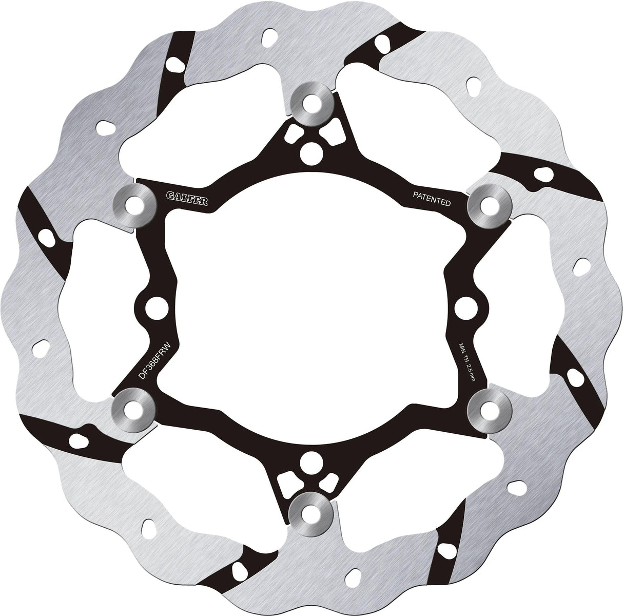 Disque de frein de golf Galfer df368 rotors de frein sw.grooved