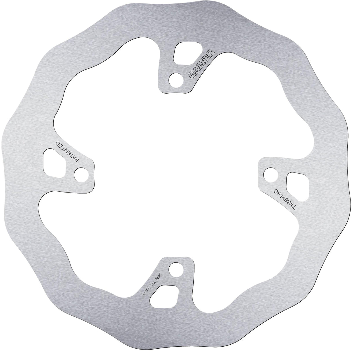 Galfer disque de frein de golf df149 rotor ondulé df149 wll tout-terrain rigide boueux
