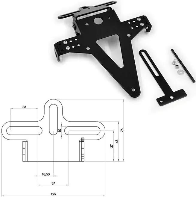 Progress line support de plaque d'immatriculation support de plaque d'immatriculation un type6 sw verst