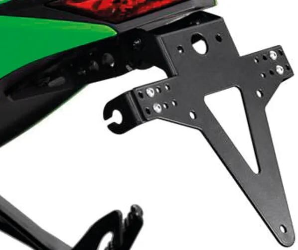 Support de plaque d'immatriculation Progress Line, supports de plaque d'immatriculation, kaw zx-10r rr verst