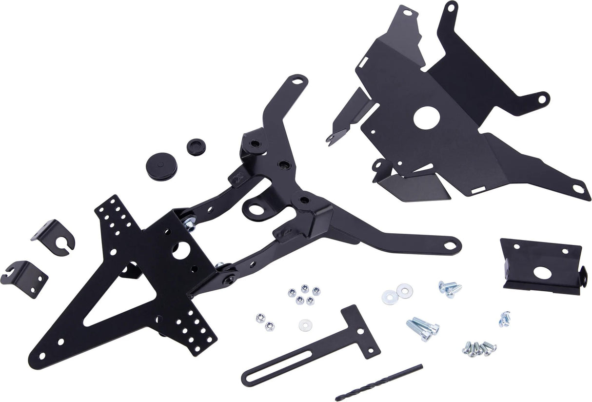 Support de plaque d'immatriculation Progress line, supports de plaque d'immatriculation, hon x-adv750 verst