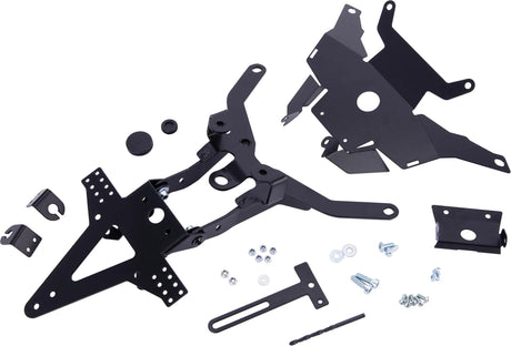 Support de plaque d'immatriculation Progress line, supports de plaque d'immatriculation, hon x-adv750 verst