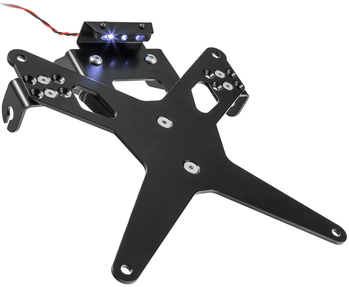 Support de plaque d'immatriculation Zieger x-line supports de plaque d'immatriculation zi kawa z900 année 17-23