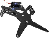 Support de plaque d'immatriculation Zieger x-line supports de plaque d'immatriculation zi kawa z650 année 17-23