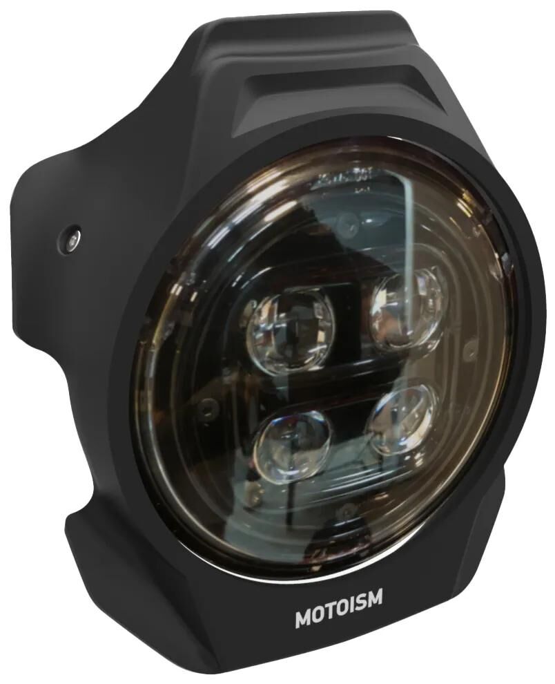Le phare de Motoism masque le nightcrawler. masque de phare mi honda cl500