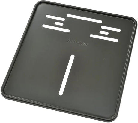 Renfort de plaque d'immatriculation Daytona numéroté 18x20cm alu sw
