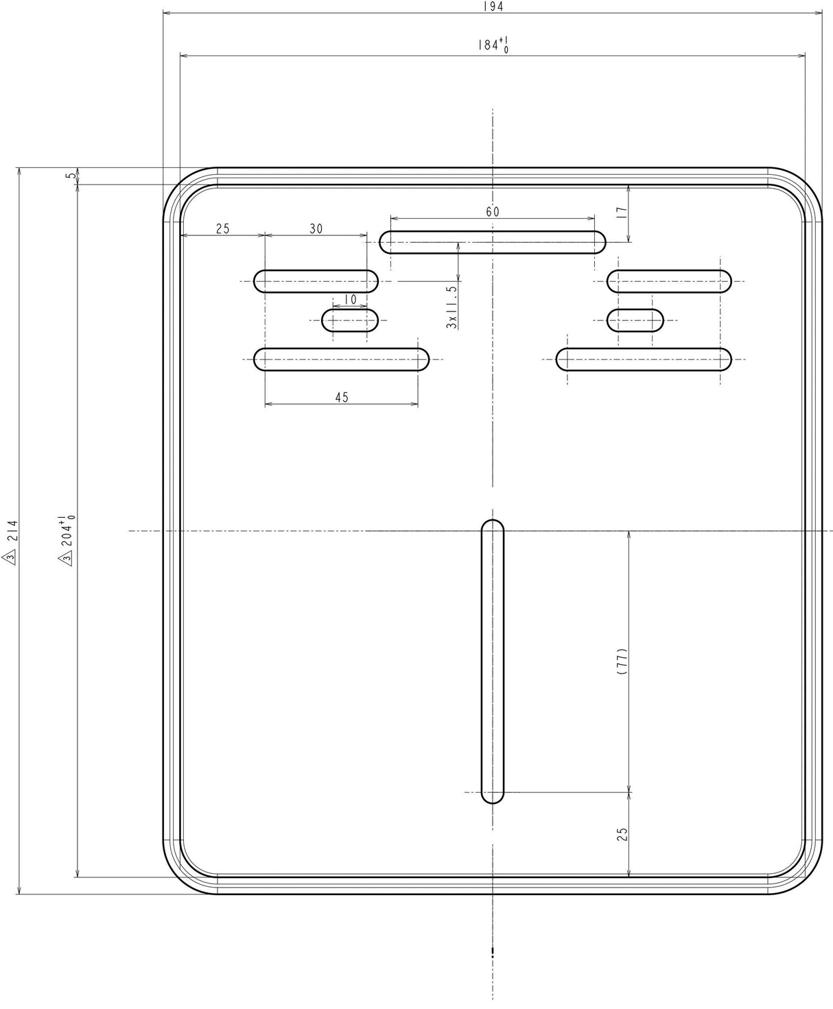 Renfort de plaque d'immatriculation Daytona numéroté 18x20cm alu sw