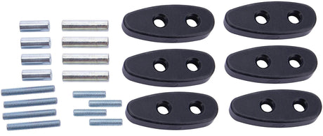 Éléments de distance d'extension de miroir Spec-x verkl spgl noir