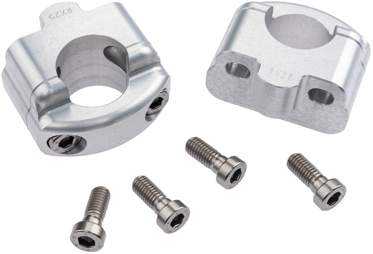 Collier de serrage de guidon LSL adaptateur x-bar lever 22-28,5 mm +25 si