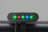 Unité de lampe de contrôle Daytona alpha, unité de voyant lumineux alpha noir
