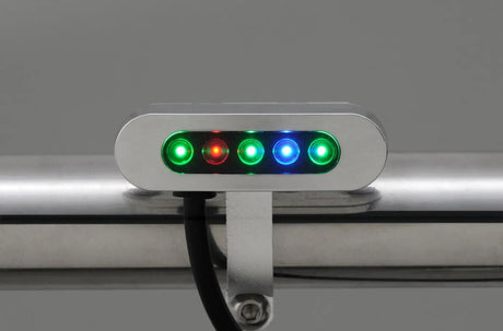 Unité de lampe de contrôle Daytona alpha, unité de voyant lumineux alpha chrome