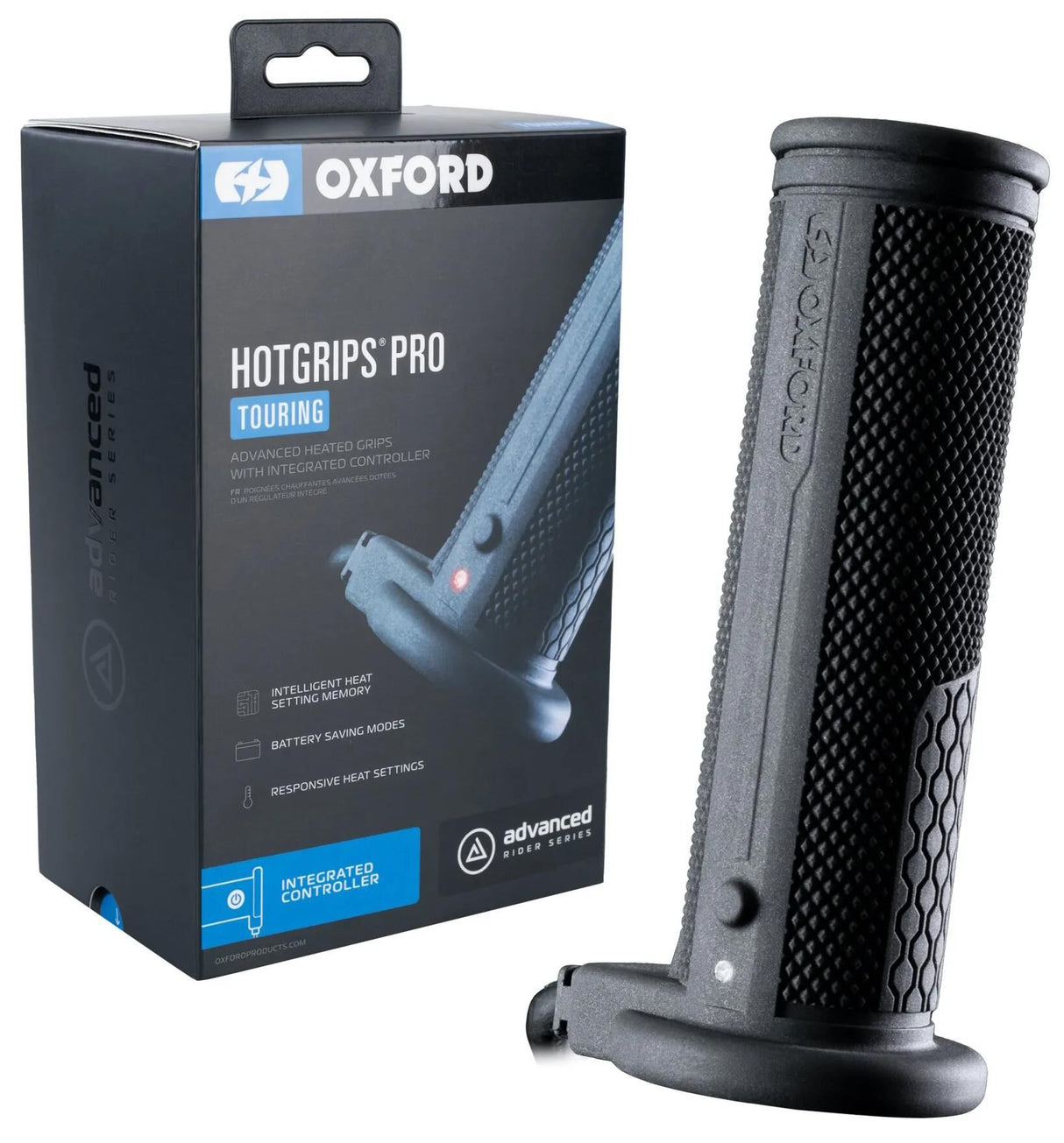 Poignées chauffantes Oxford hotgrips®pro de poignées chauffantes pro t 22+25mm voiture ouverte. vérifier