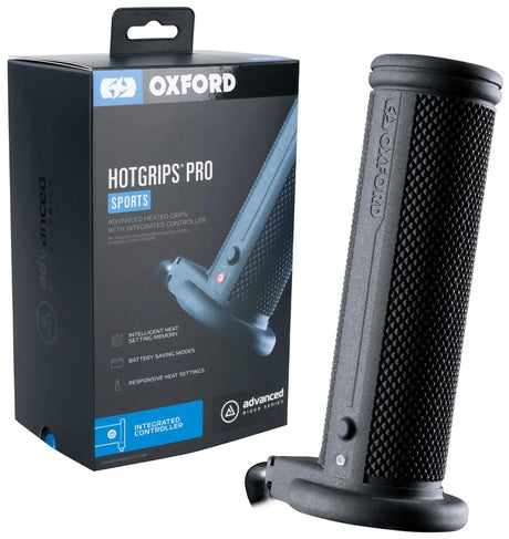 Poignées chauffantes Oxford hotgrips®pro de poignées chauffantes pro s 22+25mm voiture ouverte. vérifier