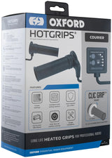 Poignées chauffantes Oxford courier hotgrips® . poignées chauffantes adv c 22+25mm ouvertes 5 vitesses