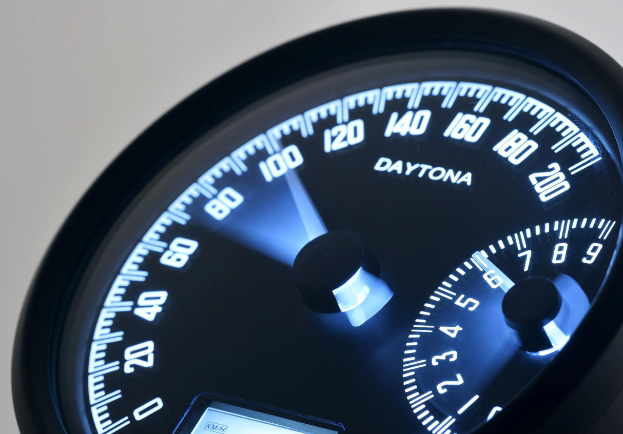 Compteur de vitesse Daytona velona w compteur de vitesse velona-w, sw m. vitesse m. 200 km/h
