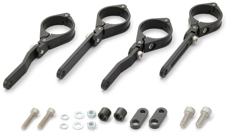 Support de support de phare à double axe Daytona sh. aluminium 41mm sw réglable
