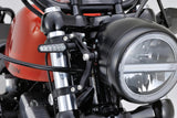 Support de support de phare à double axe Daytona sh. aluminium 41mm sw réglable